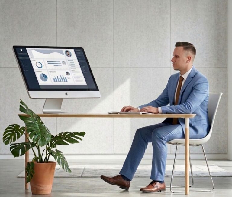 Freelancer tworzy serwis internetowy